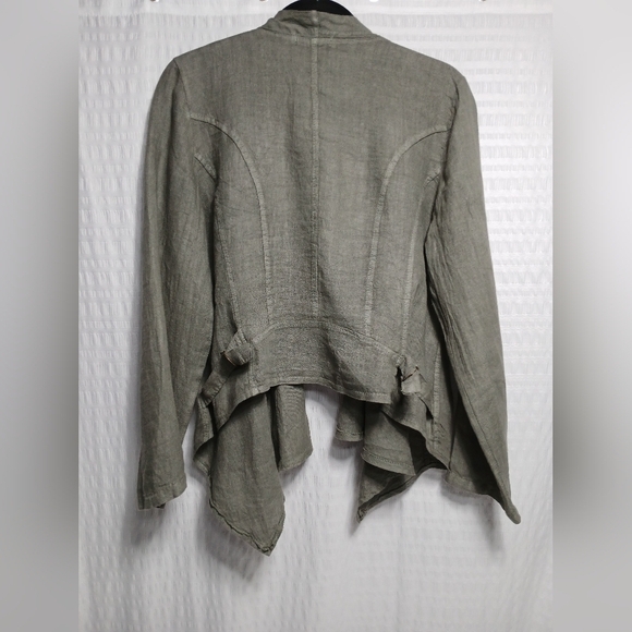 Tempo Paris 100%  Short Linen Jacket. Size M - Picture 4 of 11